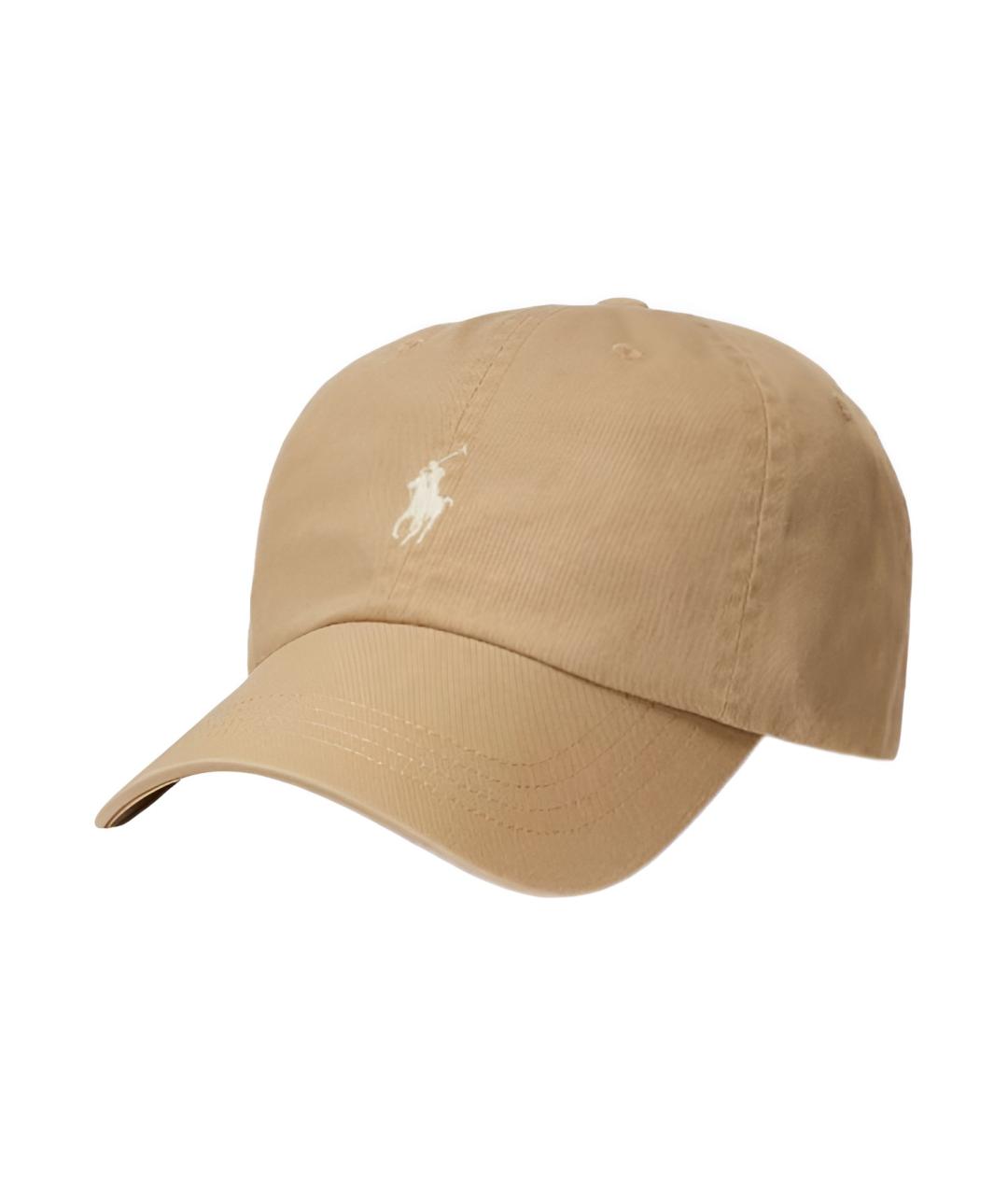 POLO RALPH LAUREN Коричневая хлопковая кепка, фото 1