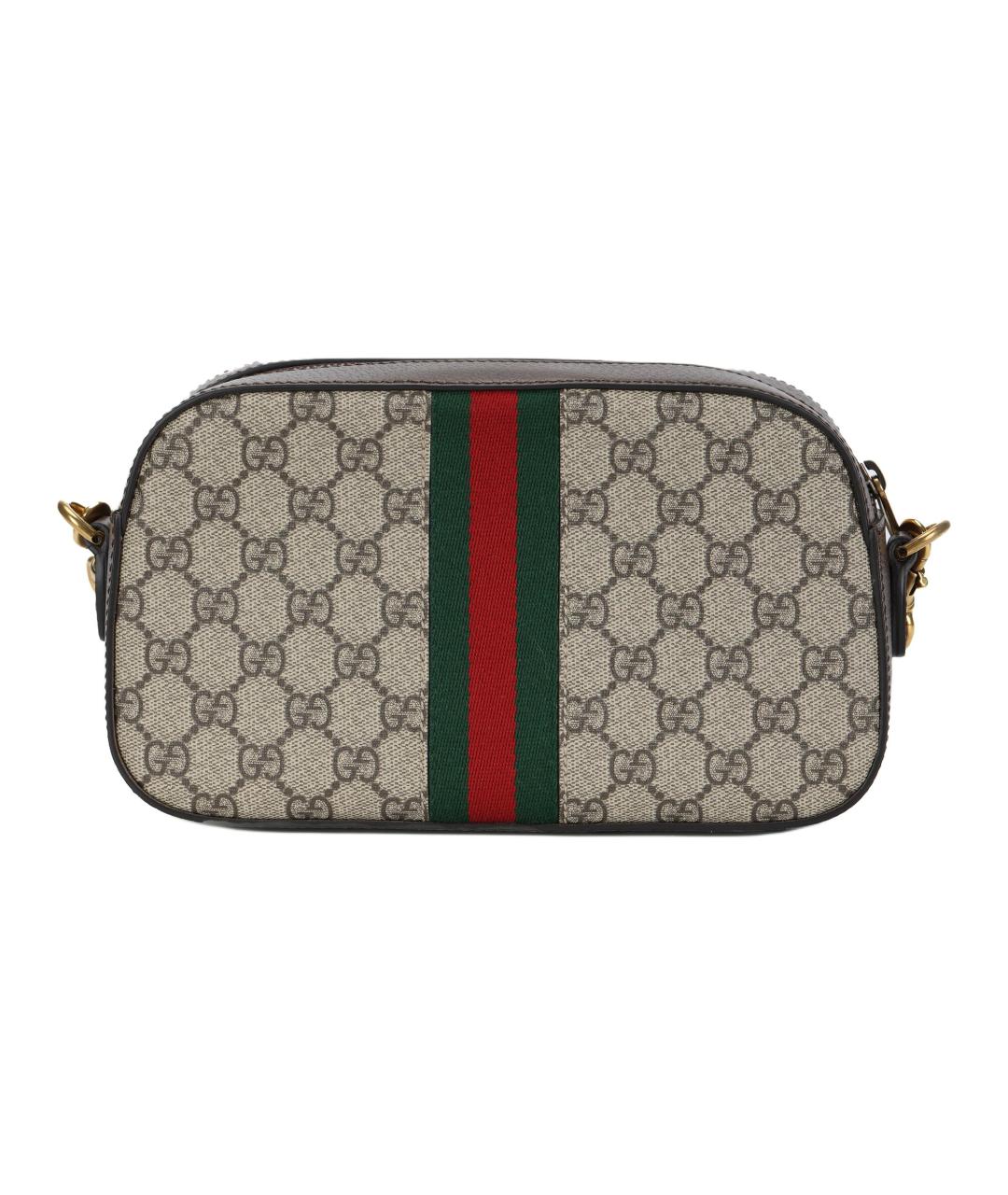 GUCCI Бежевая канва сумка через плечо, фото 3