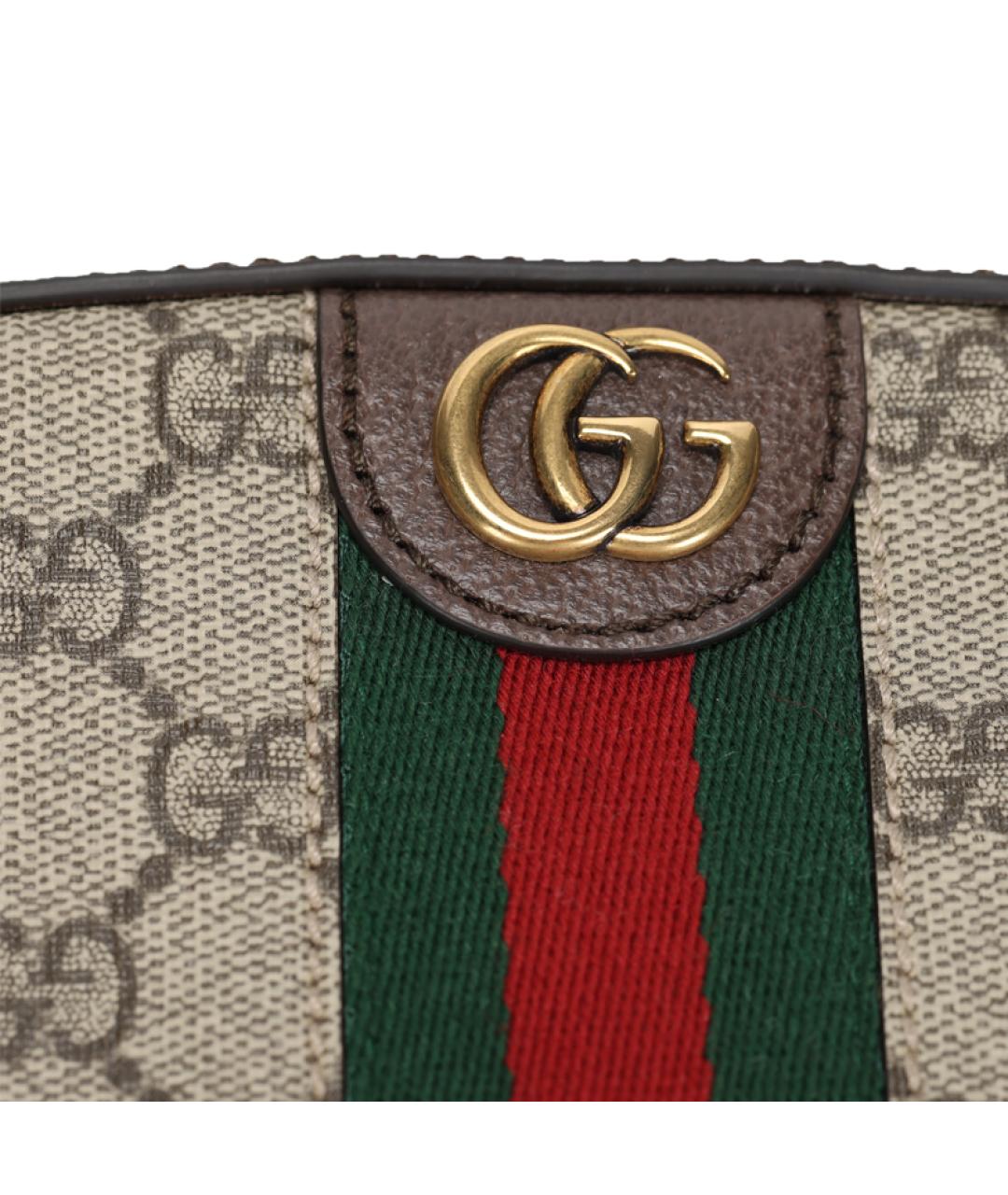 GUCCI Бежевая канва сумка через плечо, фото 5