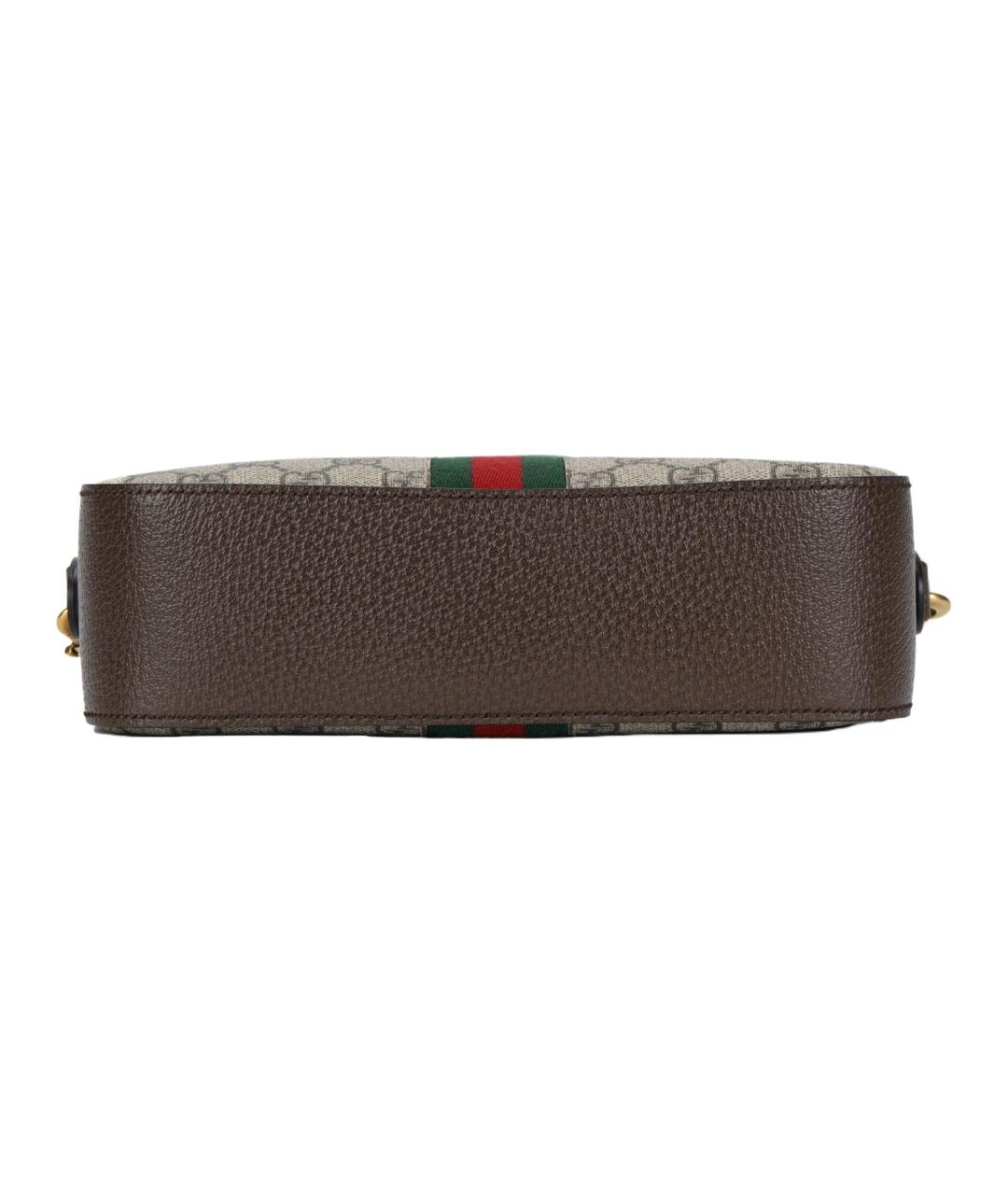 GUCCI Бежевая канва сумка через плечо, фото 4