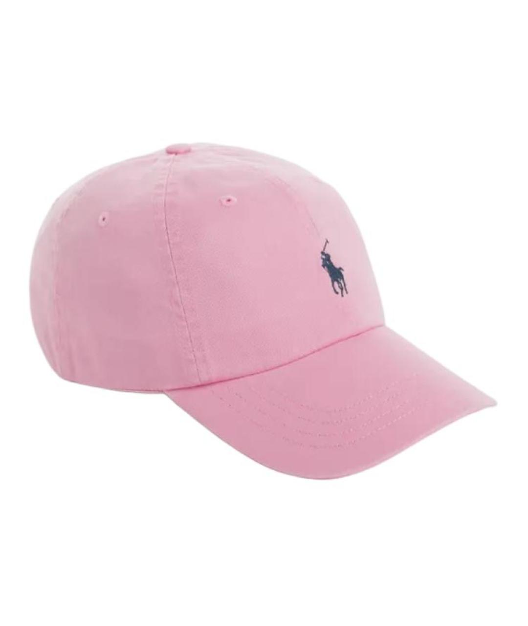 POLO RALPH LAUREN Розовая хлопковая кепка, фото 3