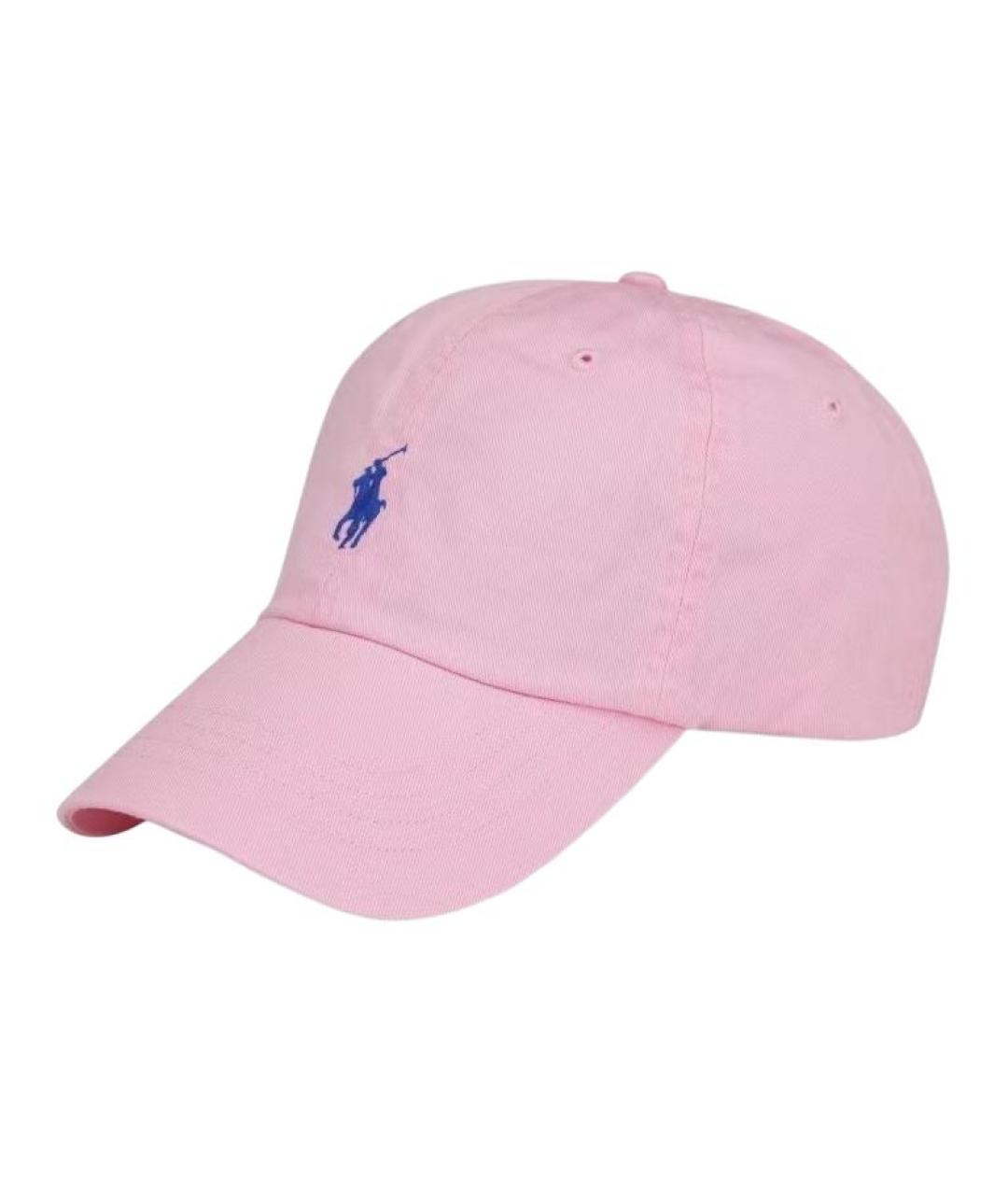 POLO RALPH LAUREN Розовая хлопковая кепка, фото 1