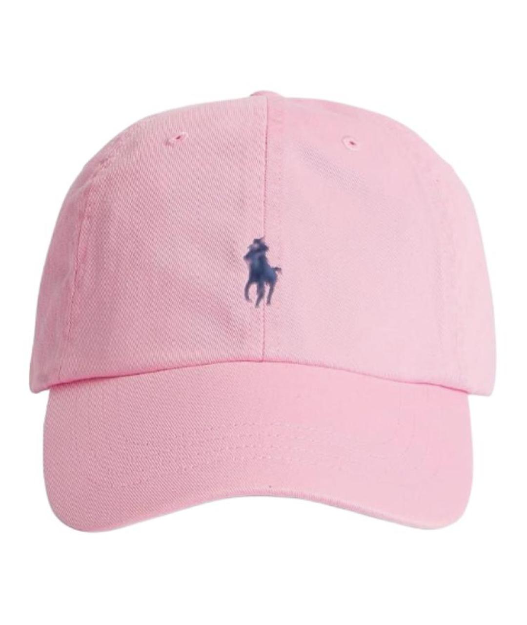 POLO RALPH LAUREN Розовая хлопковая кепка, фото 2