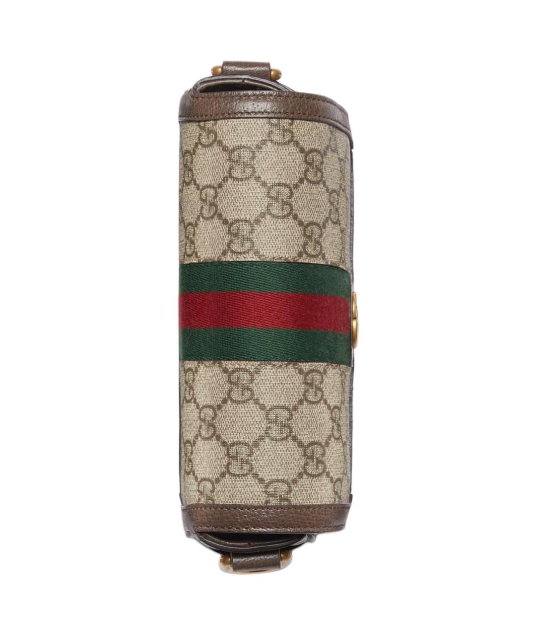 GUCCI Бежевая канва сумка на плечо, фото 4