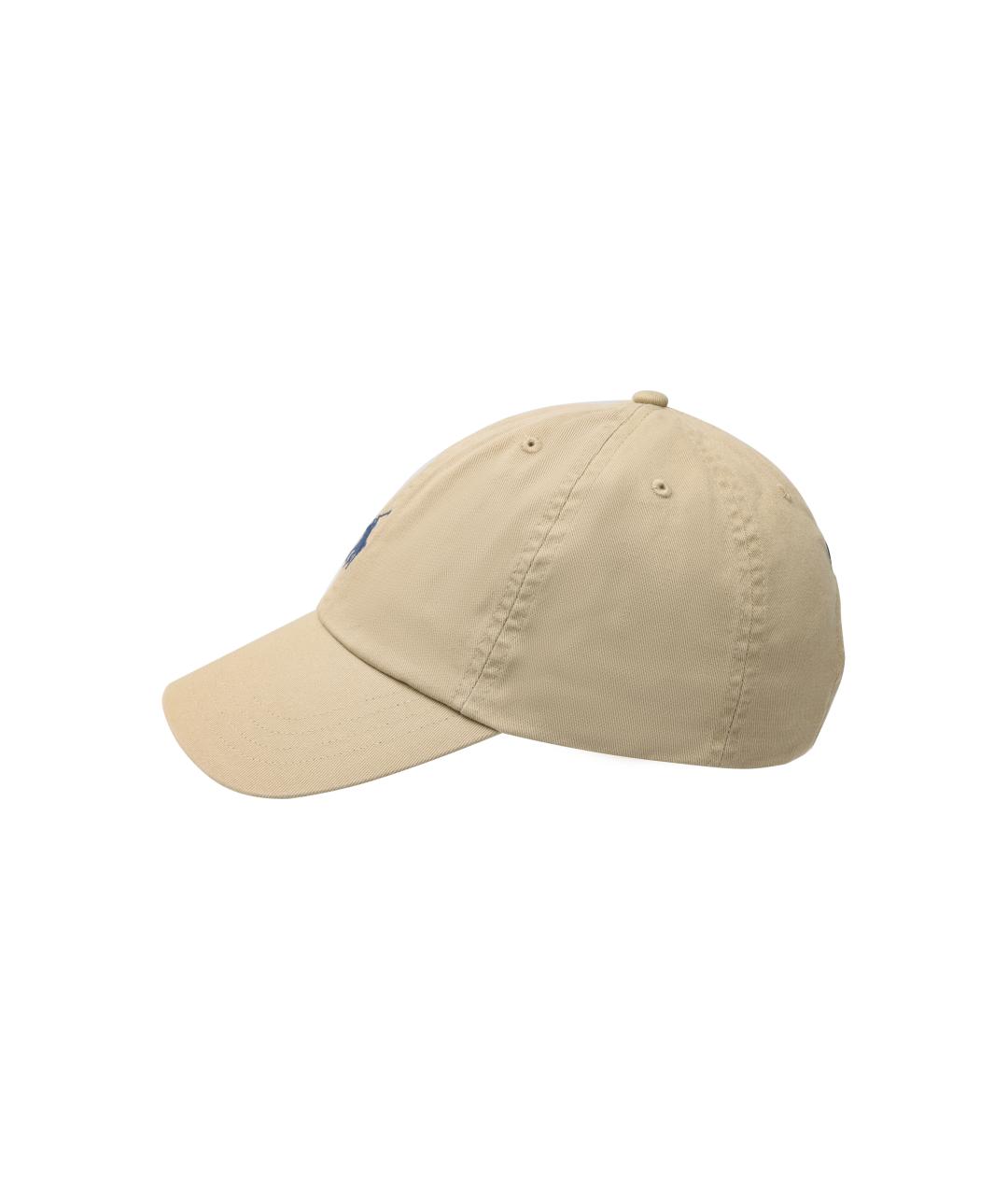 POLO RALPH LAUREN Бежевая хлопковая кепка, фото 2