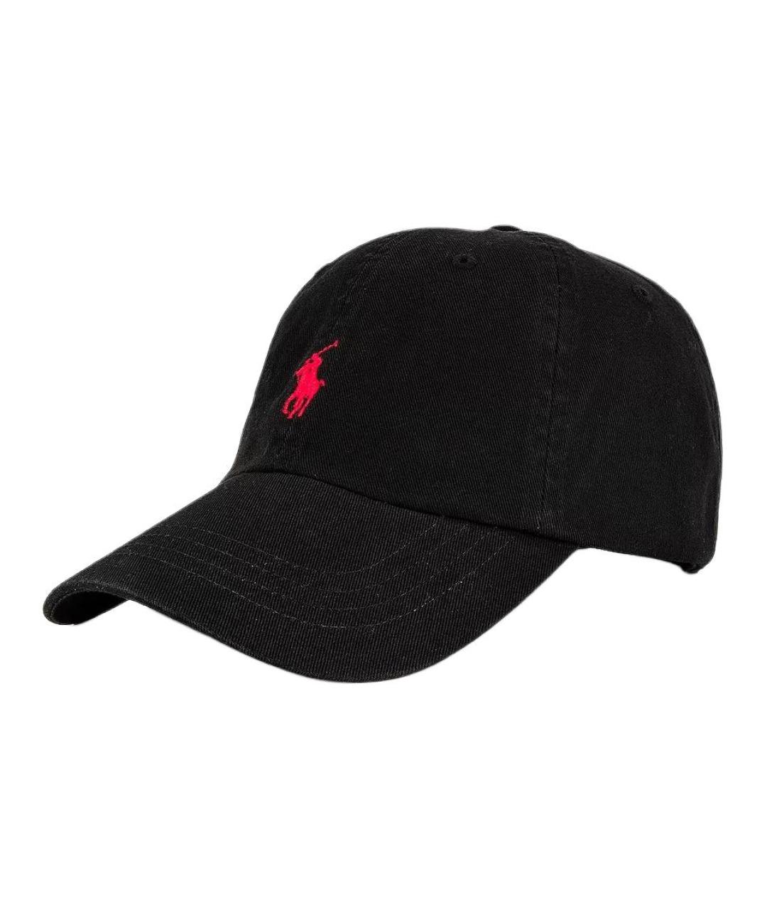 POLO RALPH LAUREN Черная хлопковая кепка/бейсболка, фото 1