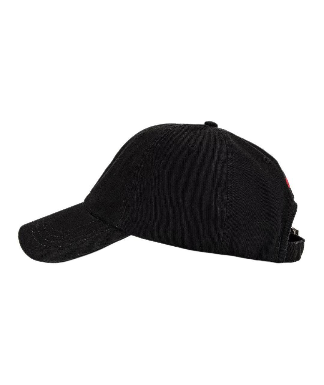 POLO RALPH LAUREN Черная хлопковая кепка/бейсболка, фото 4