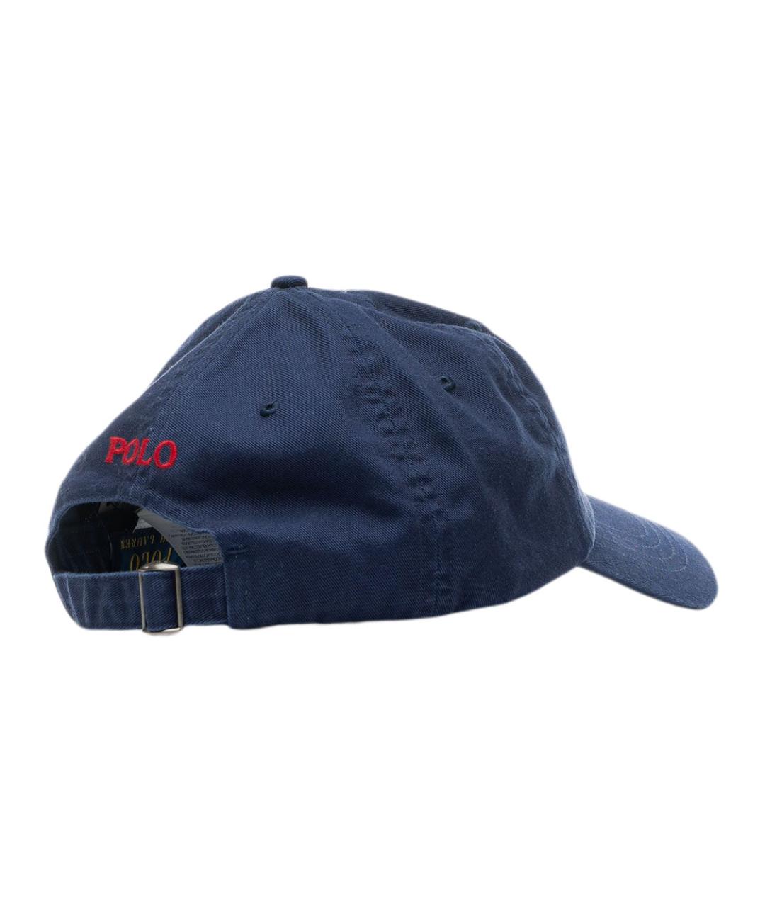 POLO RALPH LAUREN Синяя хлопковая кепка, фото 3