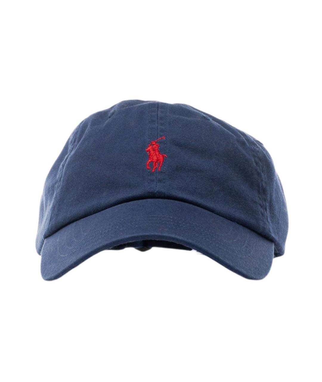 POLO RALPH LAUREN Синяя хлопковая кепка, фото 2