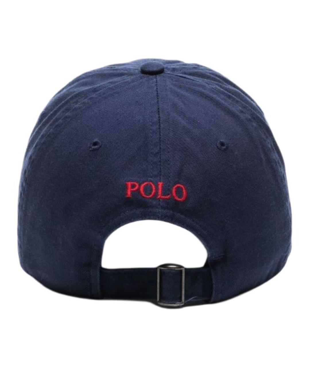 POLO RALPH LAUREN Синяя хлопковая кепка, фото 5