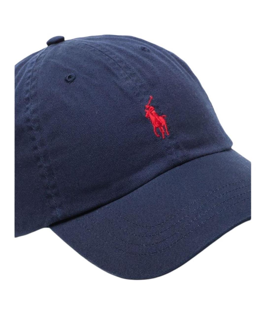 POLO RALPH LAUREN Синяя хлопковая кепка, фото 4