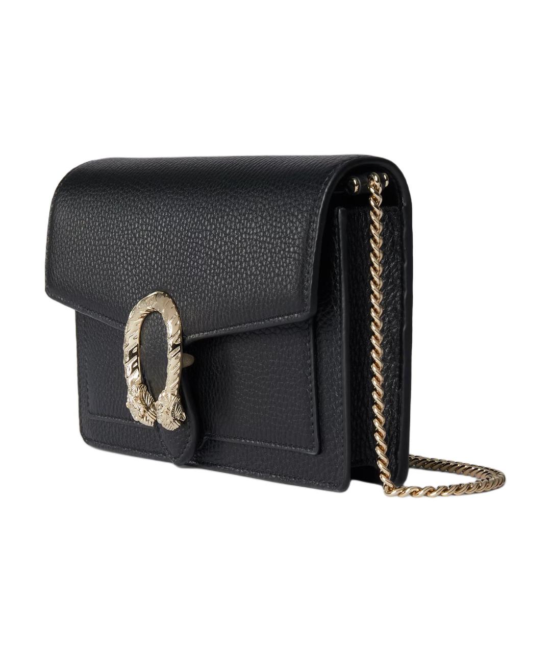 GUCCI Черный кожаный кошелек, фото 2