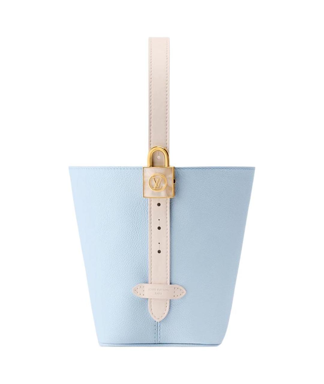 LOUIS VUITTON Голубая сумка через плечо, фото 4