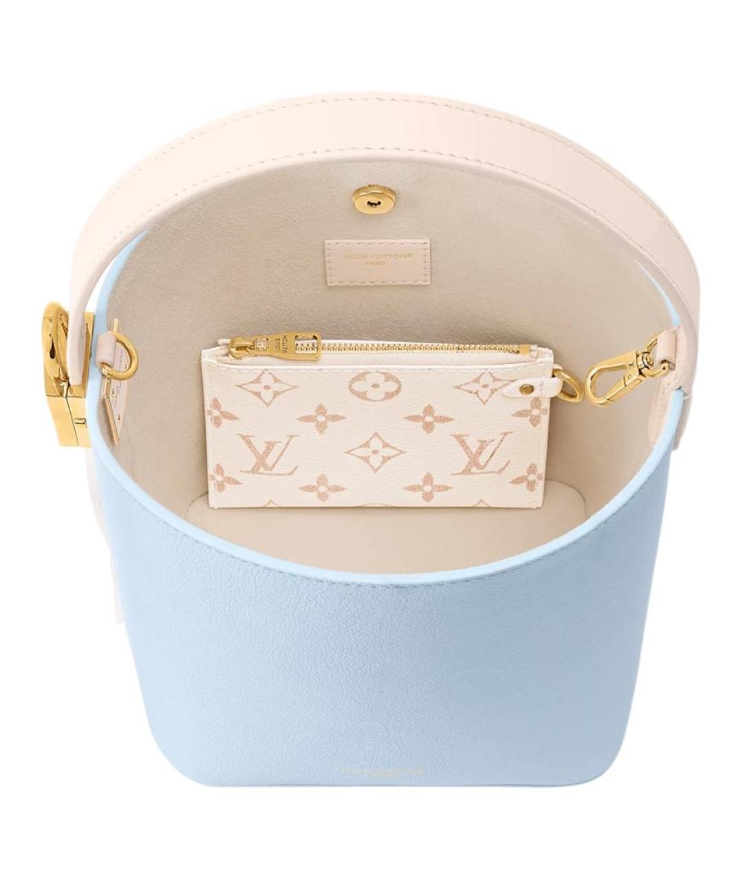LOUIS VUITTON Голубая сумка через плечо, фото 5