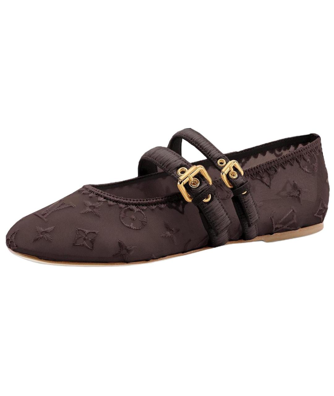 LOUIS VUITTON Коричневые туфли, фото 2