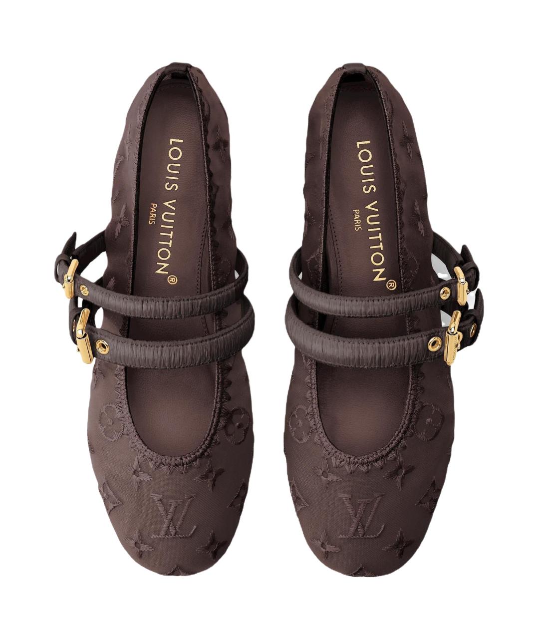 LOUIS VUITTON Коричневые туфли, фото 4