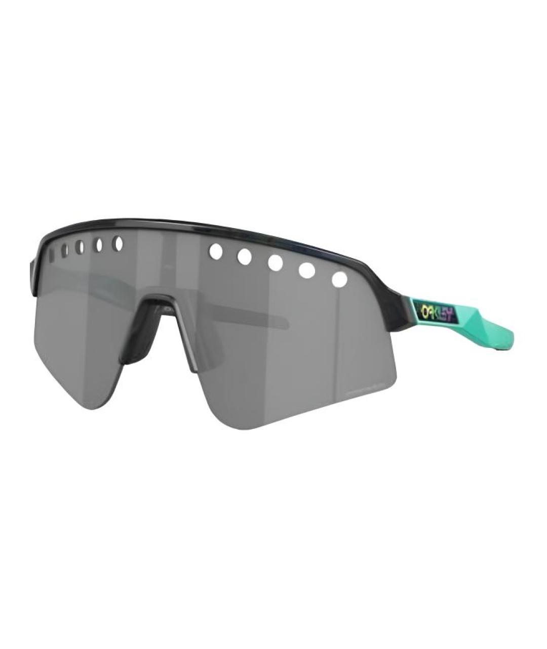 OAKLEY Черные пластиковые солнцезащитные очки, фото 1