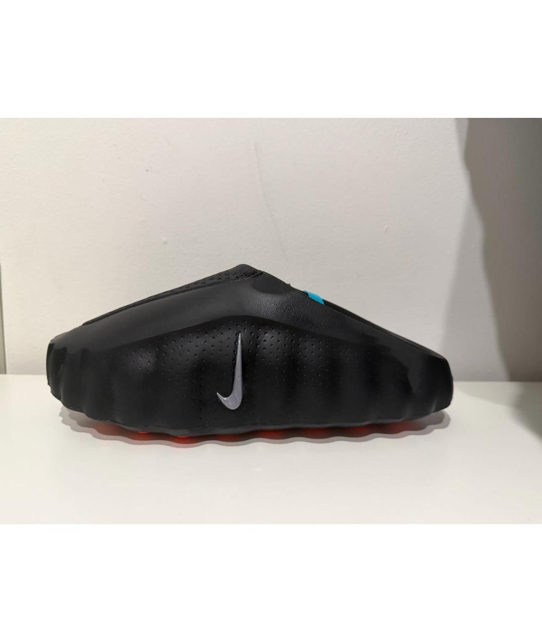 NIKE Черные резиновые шлепанцы, фото 5