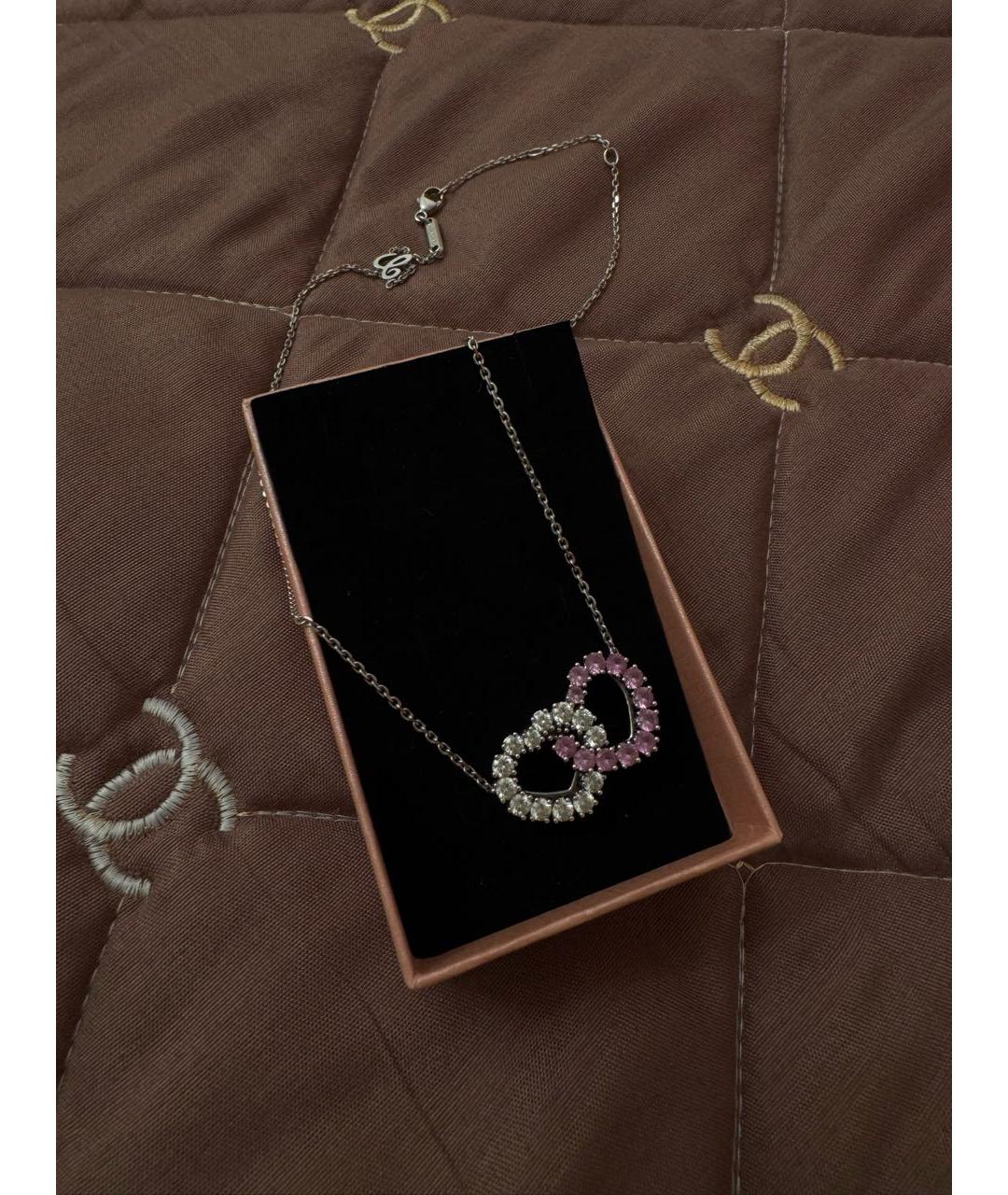 CHOPARD Розовое колье из белого золота, фото 2