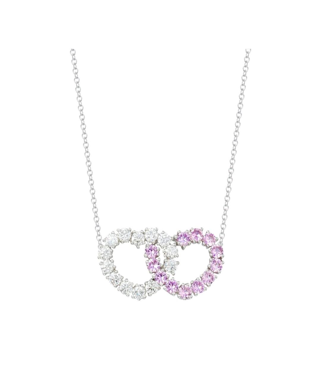 CHOPARD Розовое колье из белого золота, фото 1