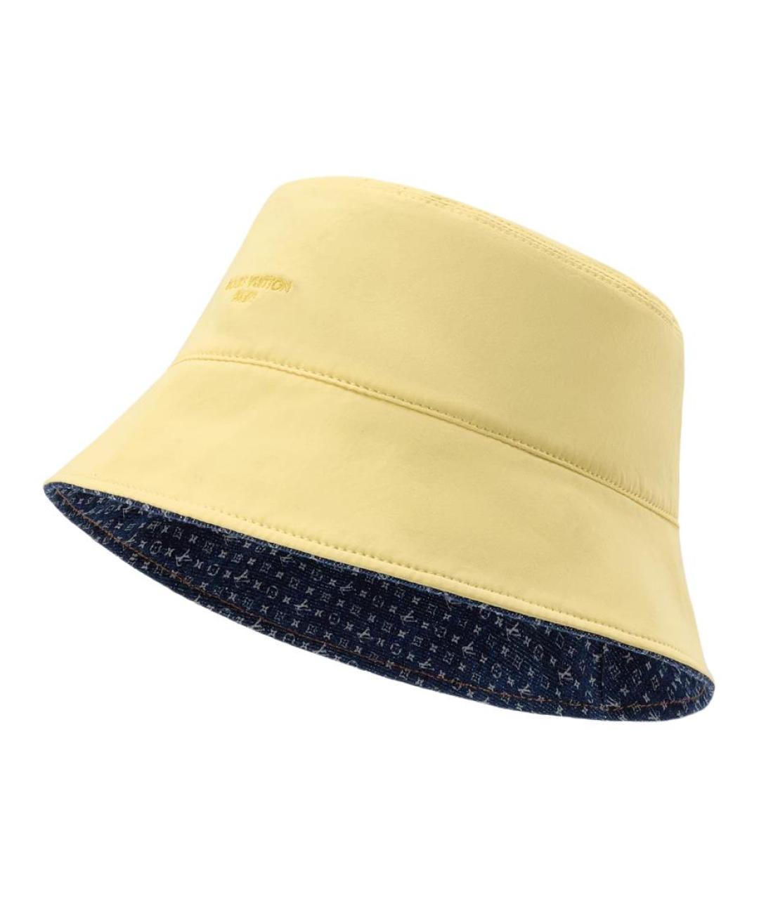 LOUIS VUITTON Темно-синяя хлопковая шляпа, фото 4
