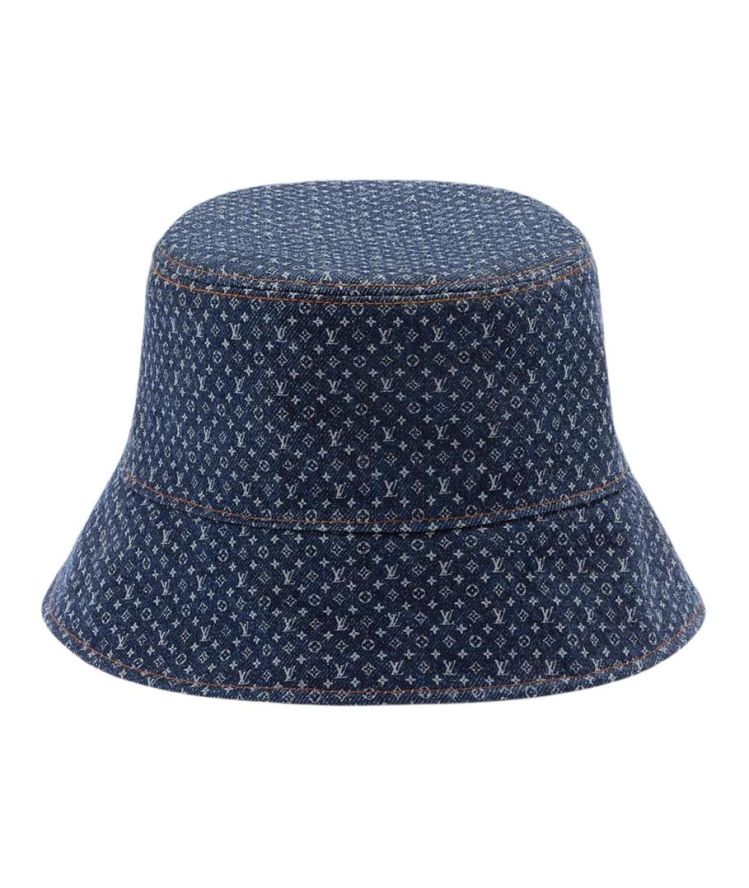 LOUIS VUITTON Темно-синяя хлопковая шляпа, фото 1