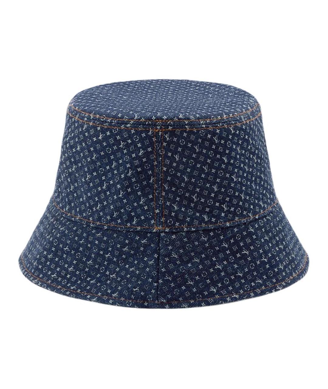 LOUIS VUITTON Темно-синяя хлопковая шляпа, фото 2