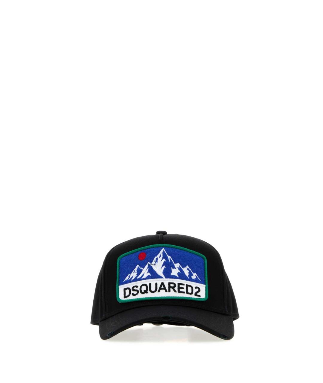 DSQUARED2 Черная хлопковая кепка/бейсболка, фото 1