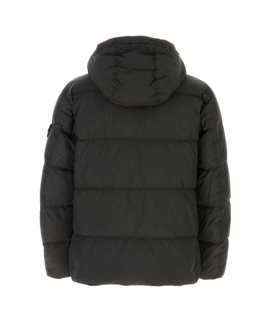 STONE ISLAND Серая полиамидовая куртка, фото 2