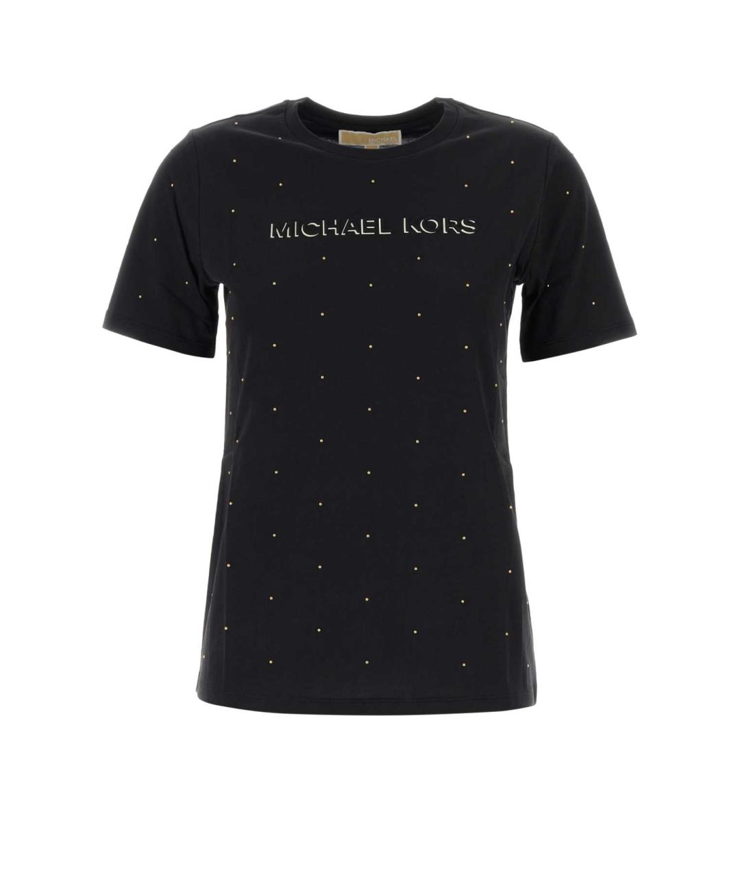 MICHAEL KORS Черная хлопковая футболка, фото 1