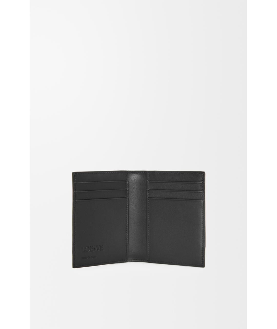LOEWE Черный кожаный кошелек, фото 2