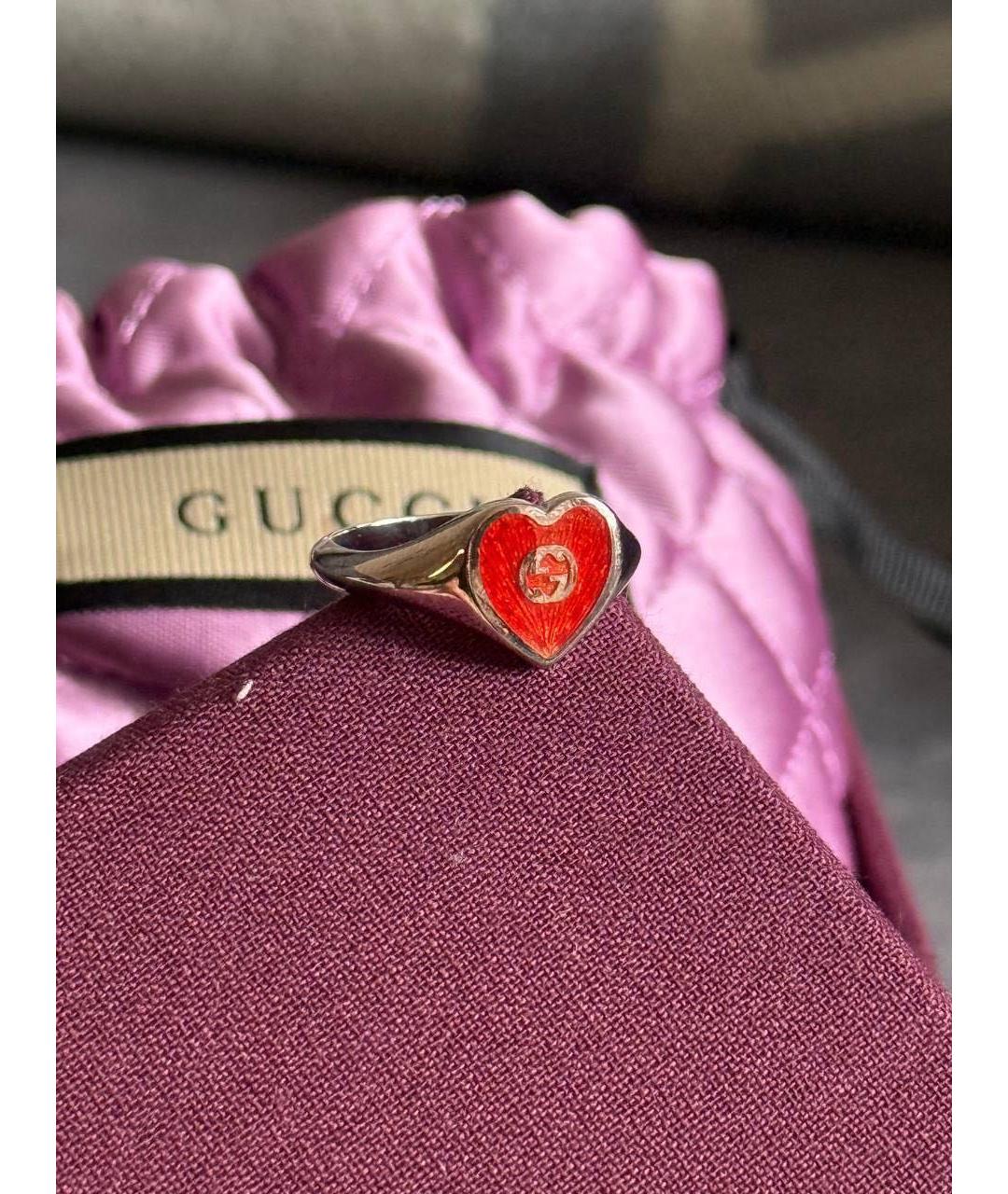 GUCCI Серебряное серебряное кольцо, фото 2