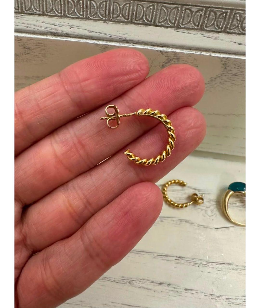 TIFFANY&CO Золотые серьги из желтого золота, фото 4