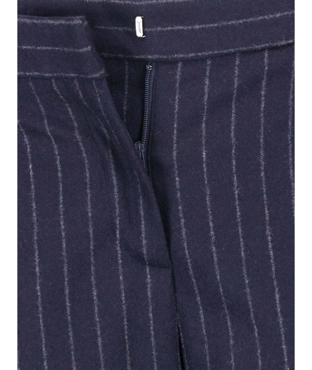 LARDINI Мульти шерстяные прямые брюки, фото 4