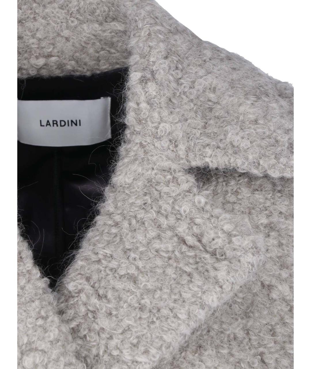 LARDINI Серая шерстяная куртка, фото 5