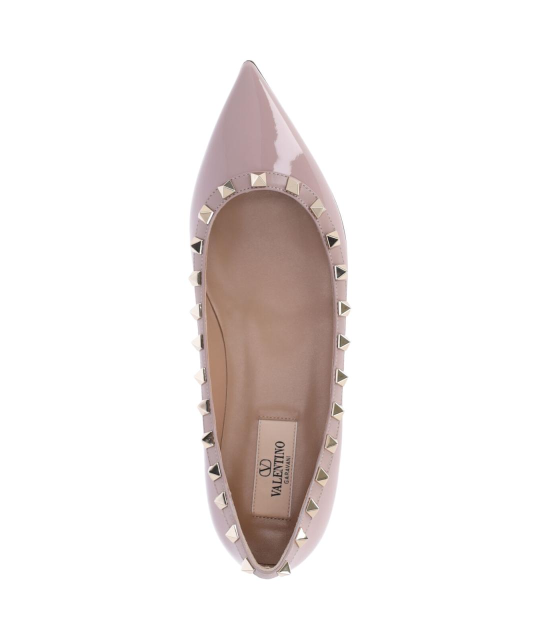 VALENTINO Розовые ботинки из лакированной кожи, фото 5