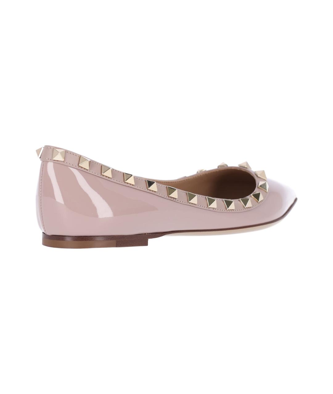 VALENTINO Розовые ботинки из лакированной кожи, фото 4