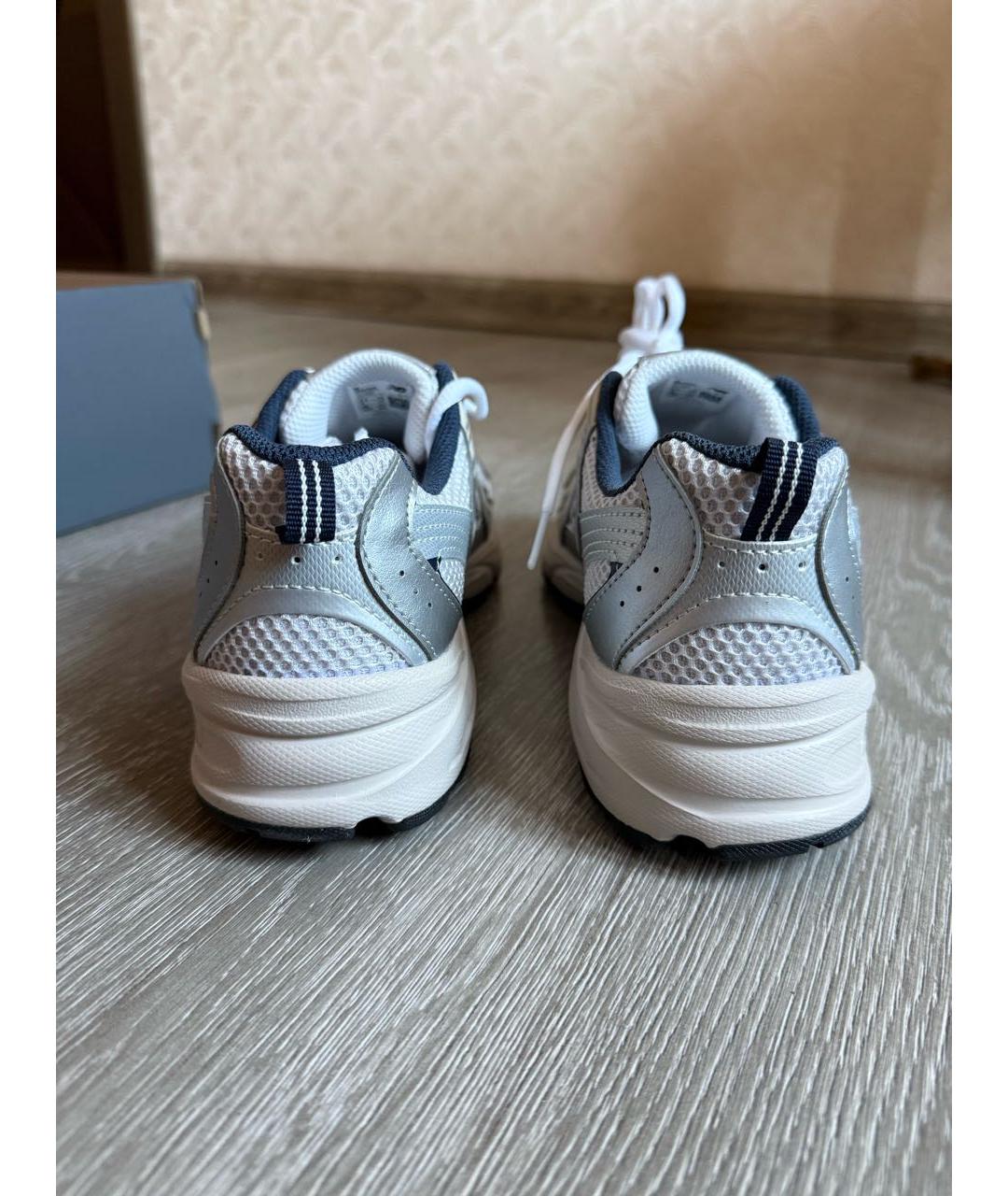 NEW BALANCE Серебряные кроссовки, фото 4