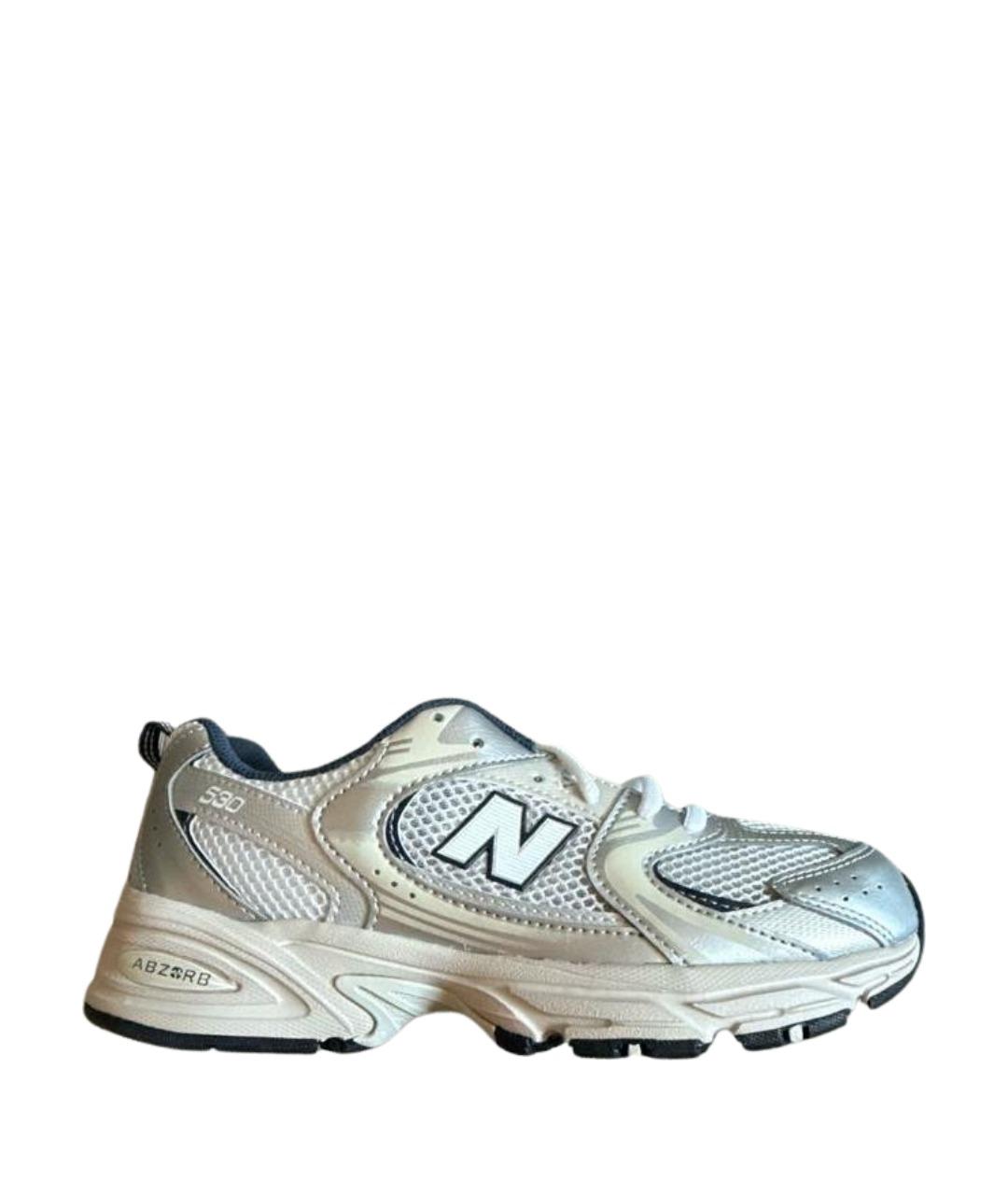 NEW BALANCE Серебряные кроссовки, фото 7