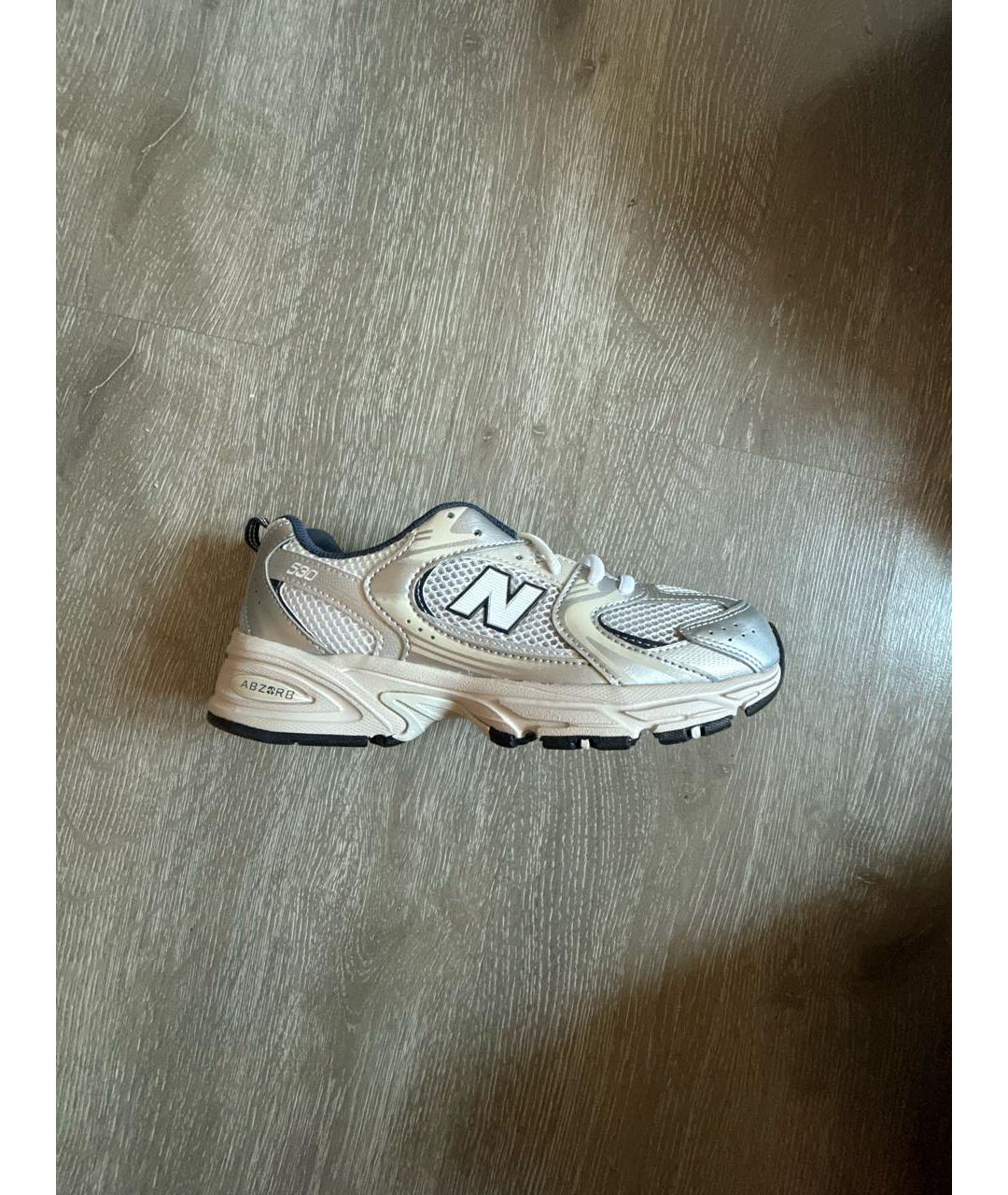 NEW BALANCE Серебряные кроссовки, фото 6