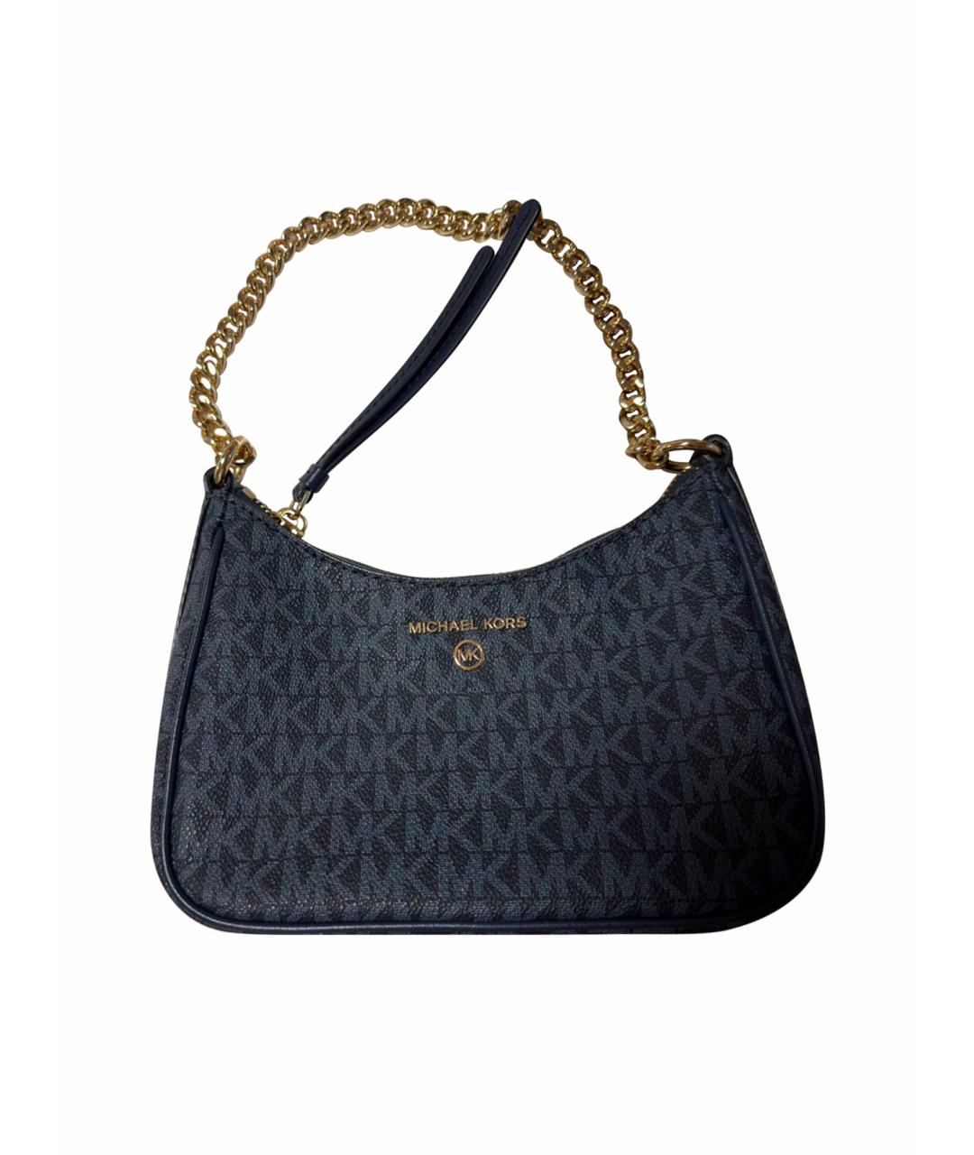 MICHAEL KORS Темно-синяя канва сумка через плечо, фото 1