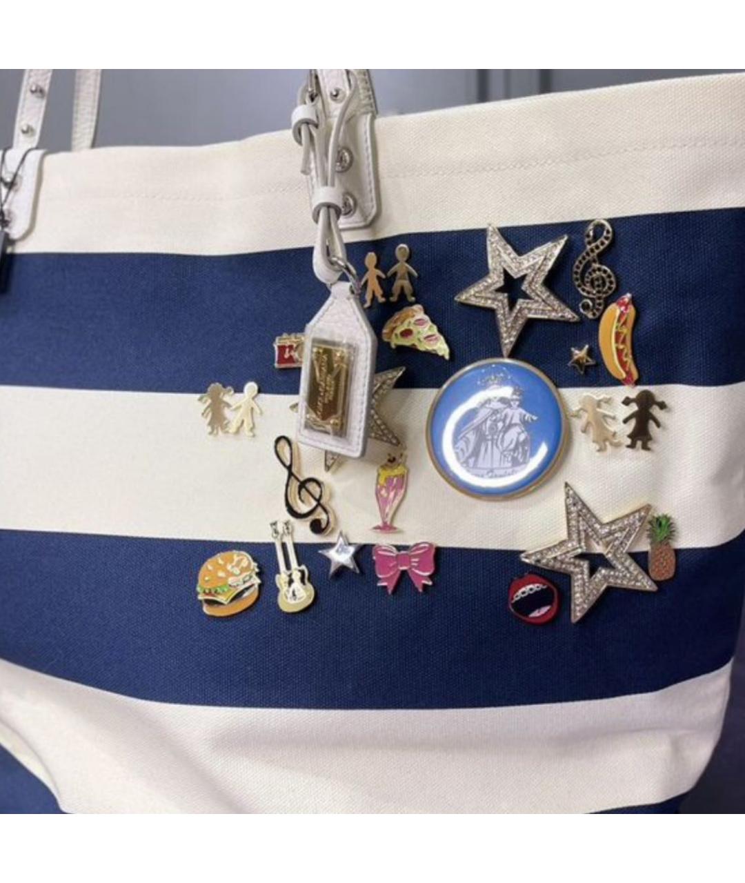 DOLCE&GABBANA Мульти тканевая пляжная сумка, фото 5