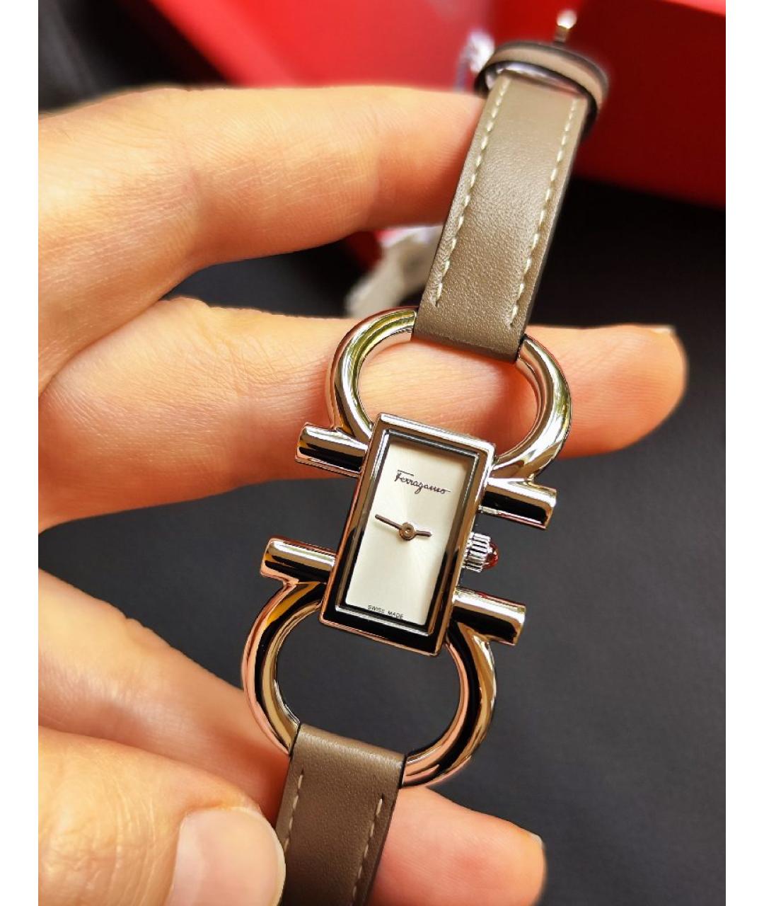 FERRAGAMO Серебряные часы, фото 7