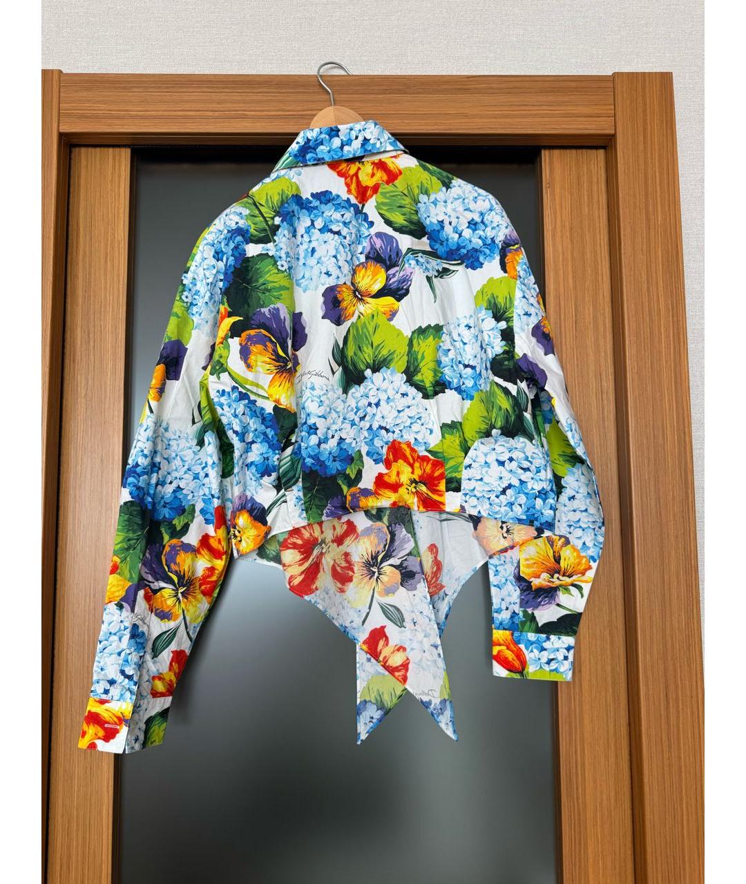 DOLCE&GABBANA Мульти хлопковая рубашка, фото 2