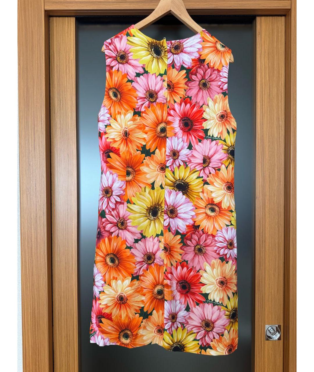 DOLCE&GABBANA Мульти вискозное коктейльное платье, фото 2