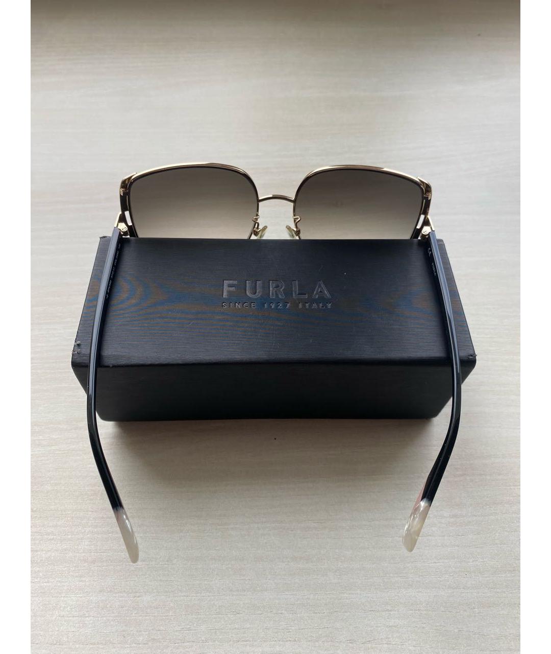 FURLA Металлические солнцезащитные очки, фото 3