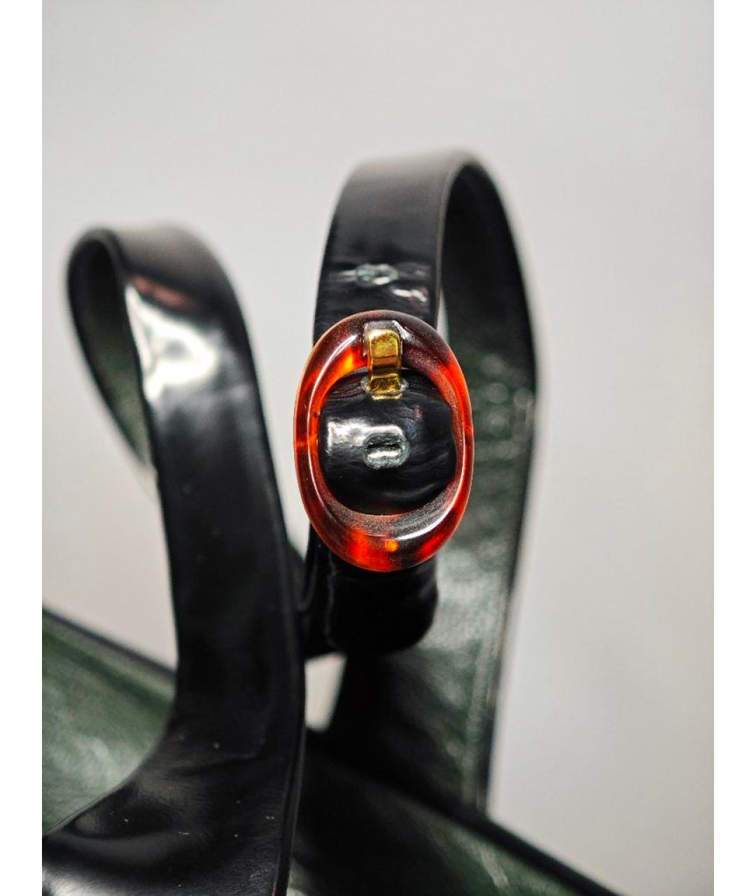 MARC JACOBS Черные кожаные туфли, фото 7