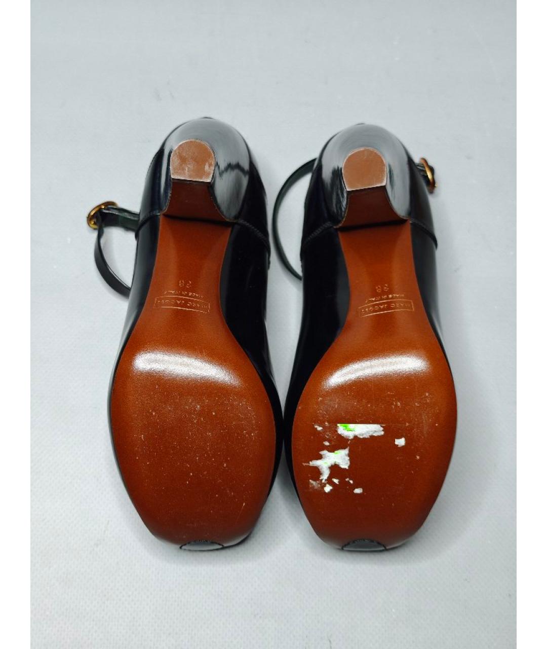 MARC JACOBS Черные кожаные туфли, фото 5