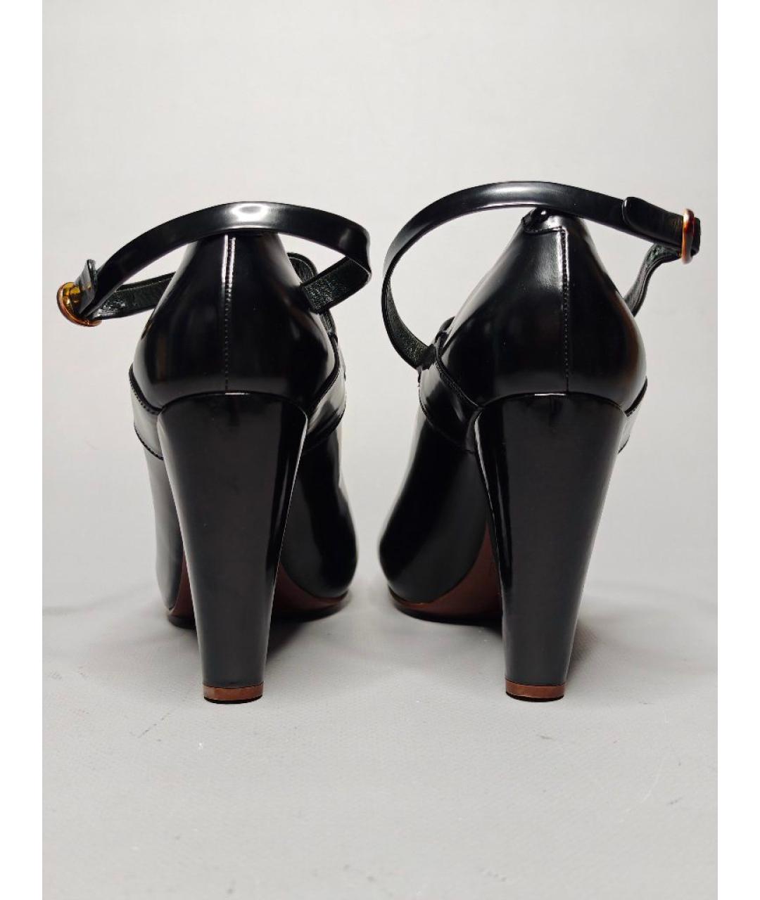 MARC JACOBS Черные кожаные туфли, фото 4