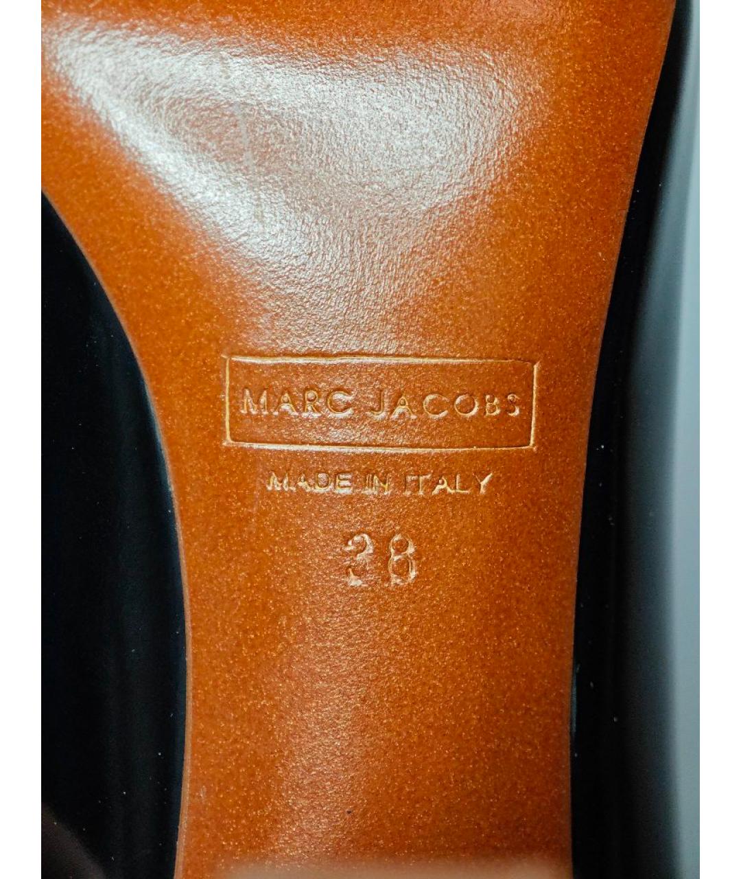 MARC JACOBS Черные кожаные туфли, фото 8